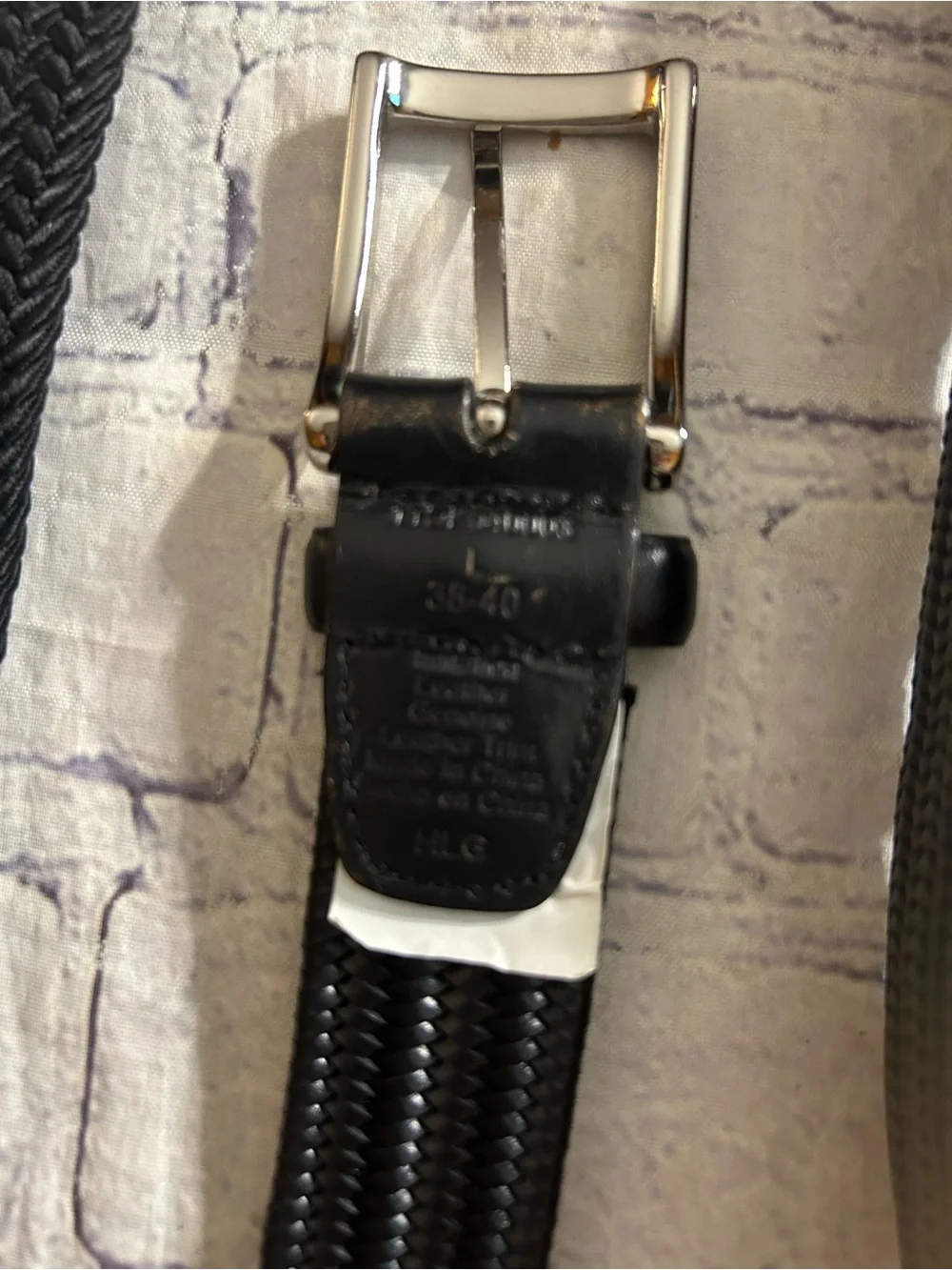 TILLEY ENDURABLES  CANADA BLACK STRETCH LEATHER & BLACK LEATHER TEXTURE STRETCH